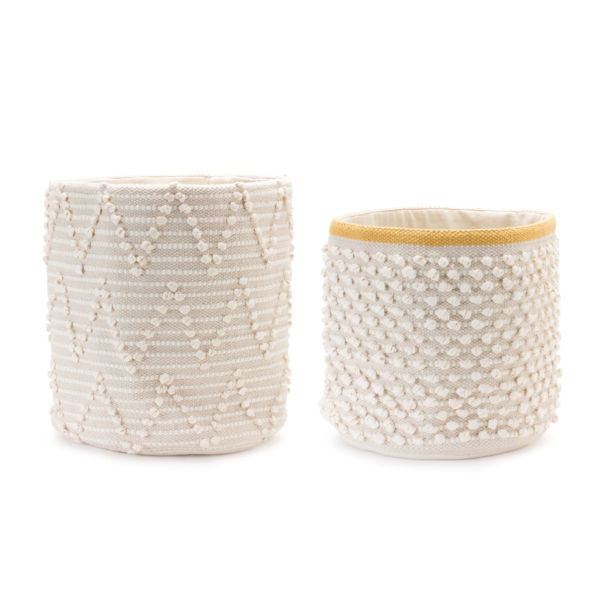 Southwestern Woven Cotton Basket (Set of 2)