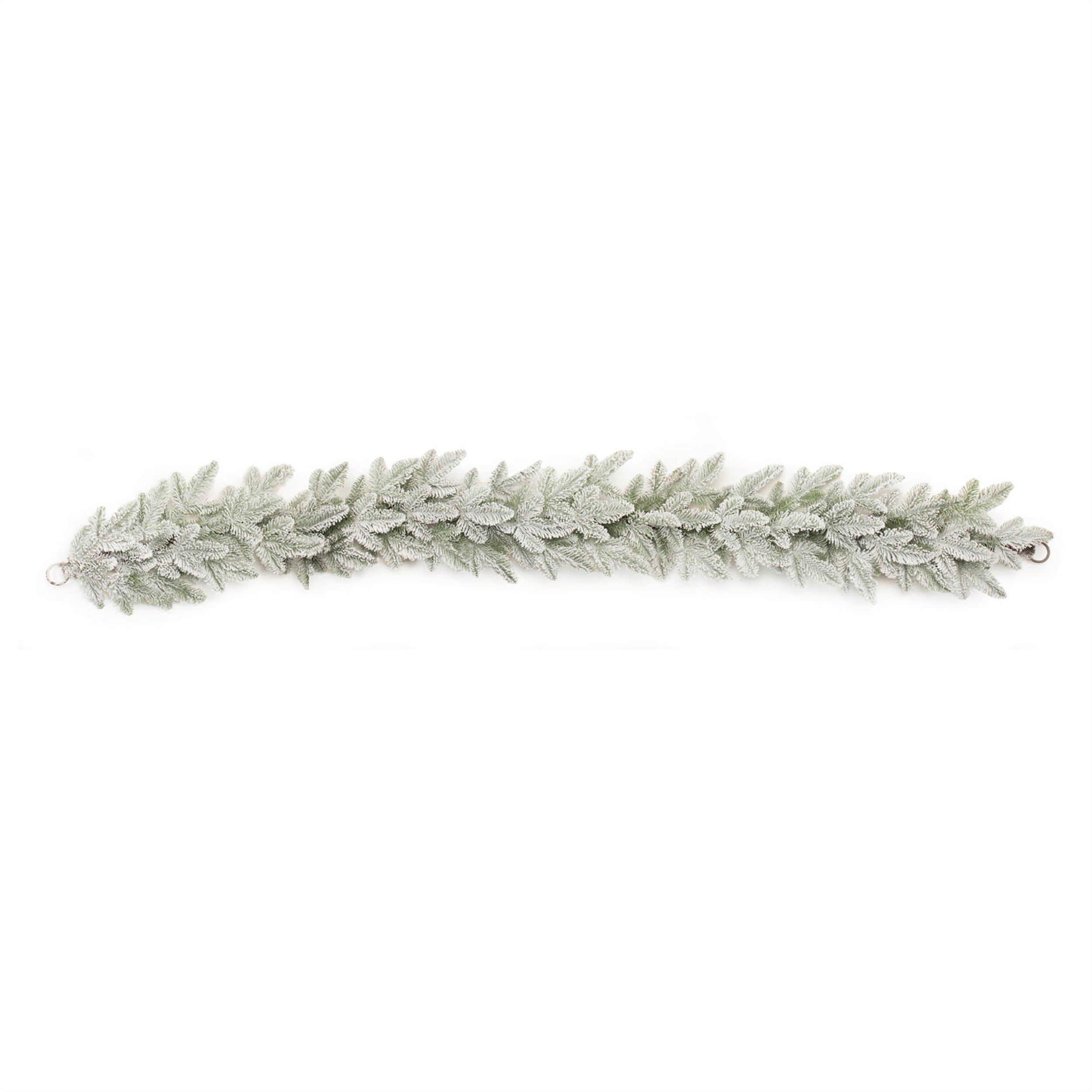 Flocked Pine Garland 6'L