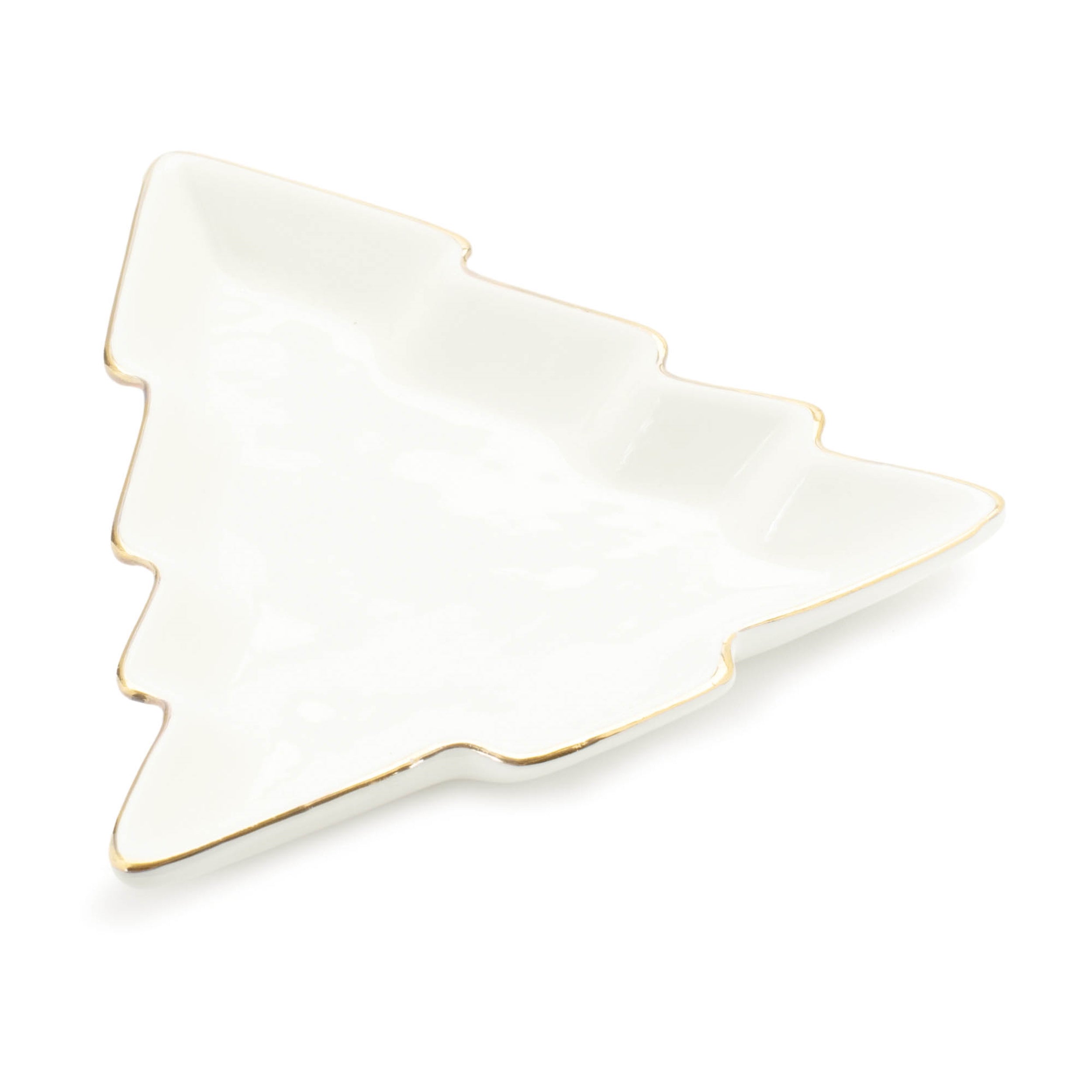 Ceramic Pine Tree Trinket Dish (Set of 6)