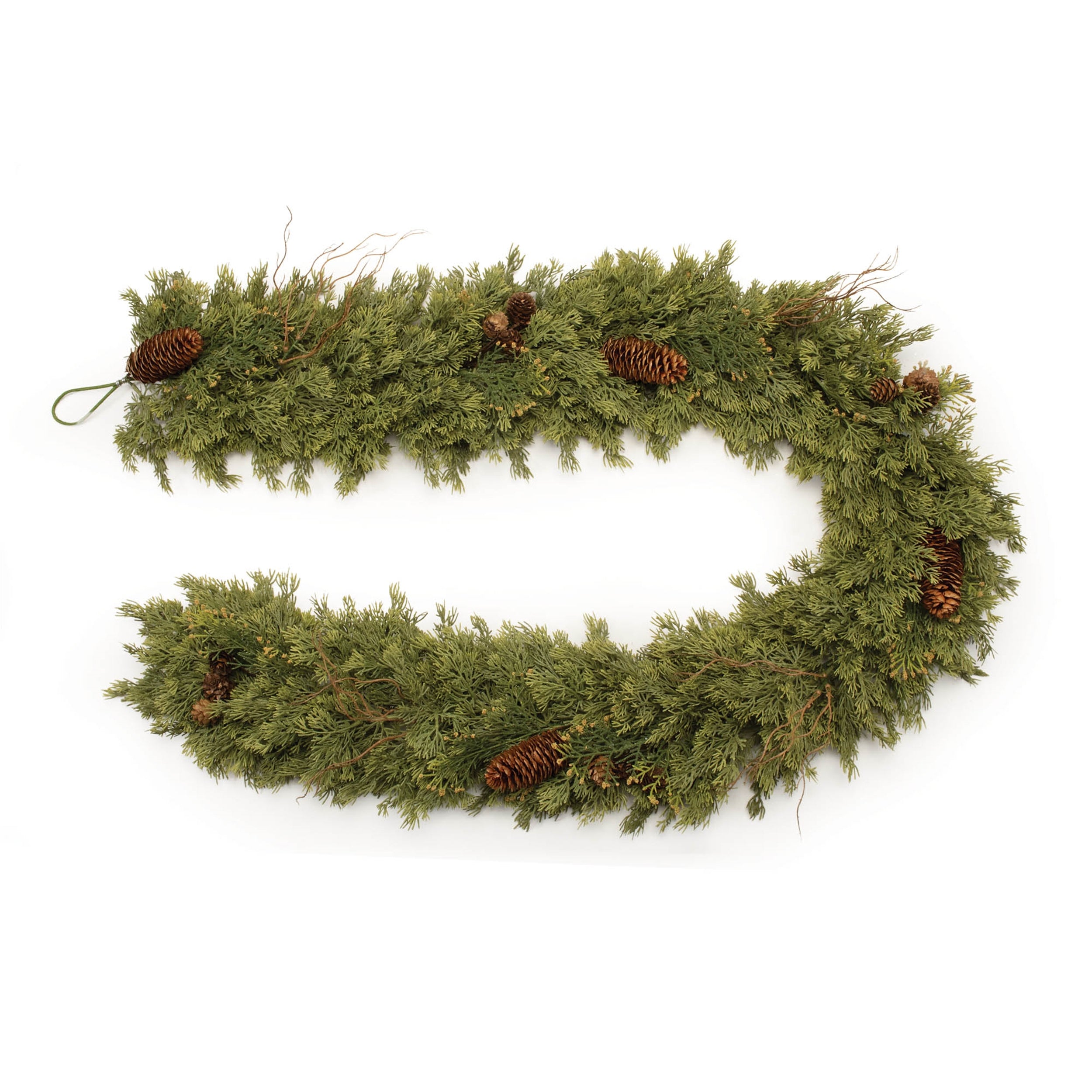 Pine and Pinecone Garland 5.5'L