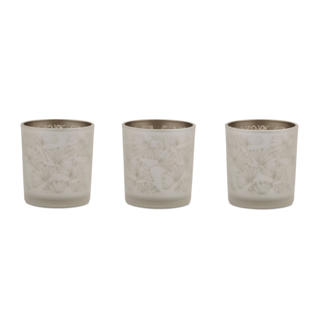 Dotted Glass Votive Candle Holder (Set of 3)